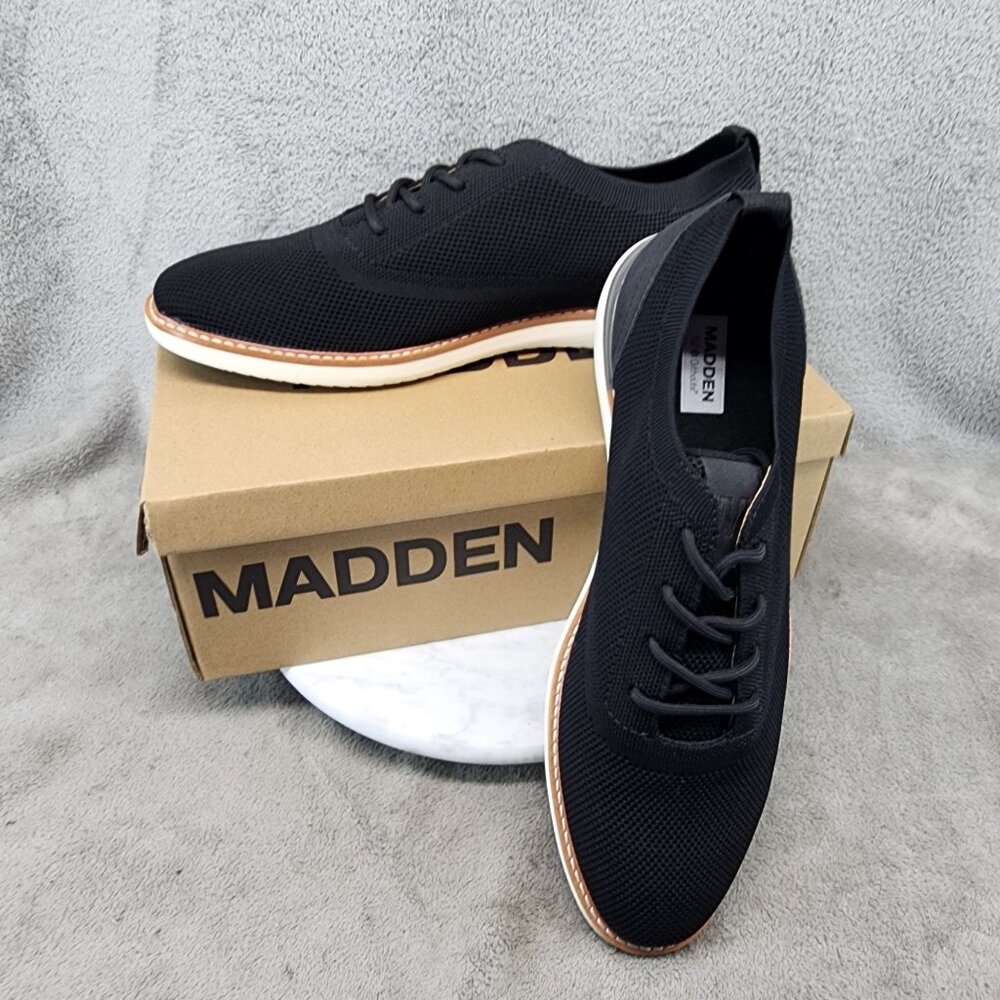 Madden Shoes Mens Size 12 Black Lace Up Oxford *NWT*